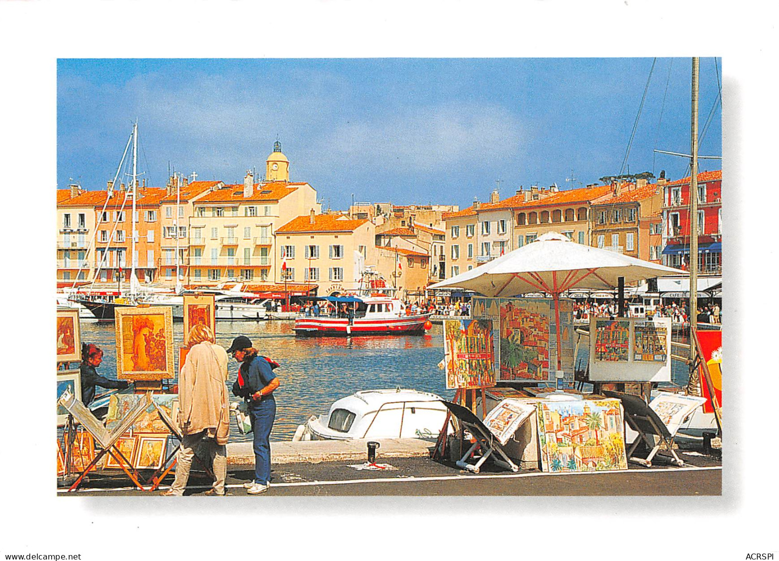 SAINT TROPEZ  Le Port  Les Peintres  6 (scan Recto Verso)MF2794UND - Saint-Tropez