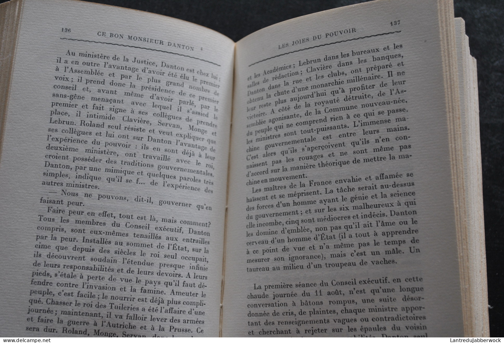Jacques ROUJON Ce Bon Monsieur Danton Plon 1929 Tirage Limité 124/532 Révolution Louis XVI Girondins RARE - History