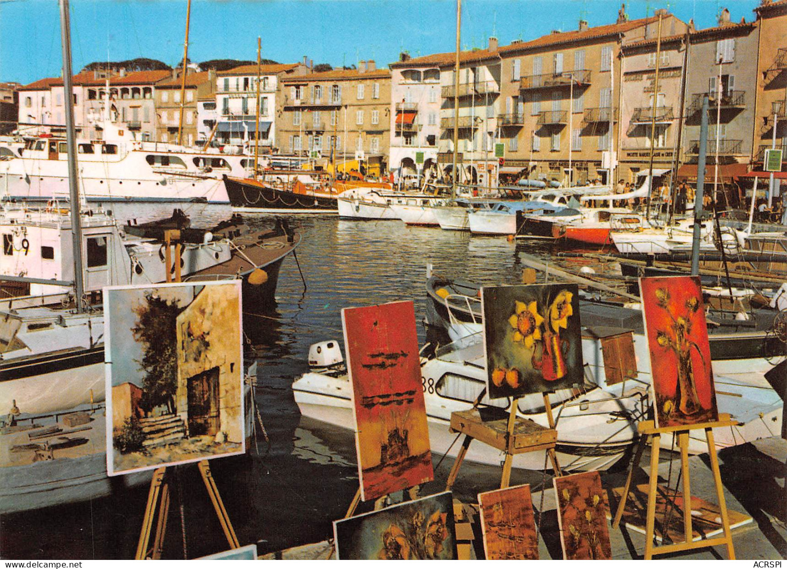 SAINT TROPEZ  Le Port  Exposition De Peintures Sur Les Quais  30 (scan Recto Verso)MF2794UND - Saint-Tropez