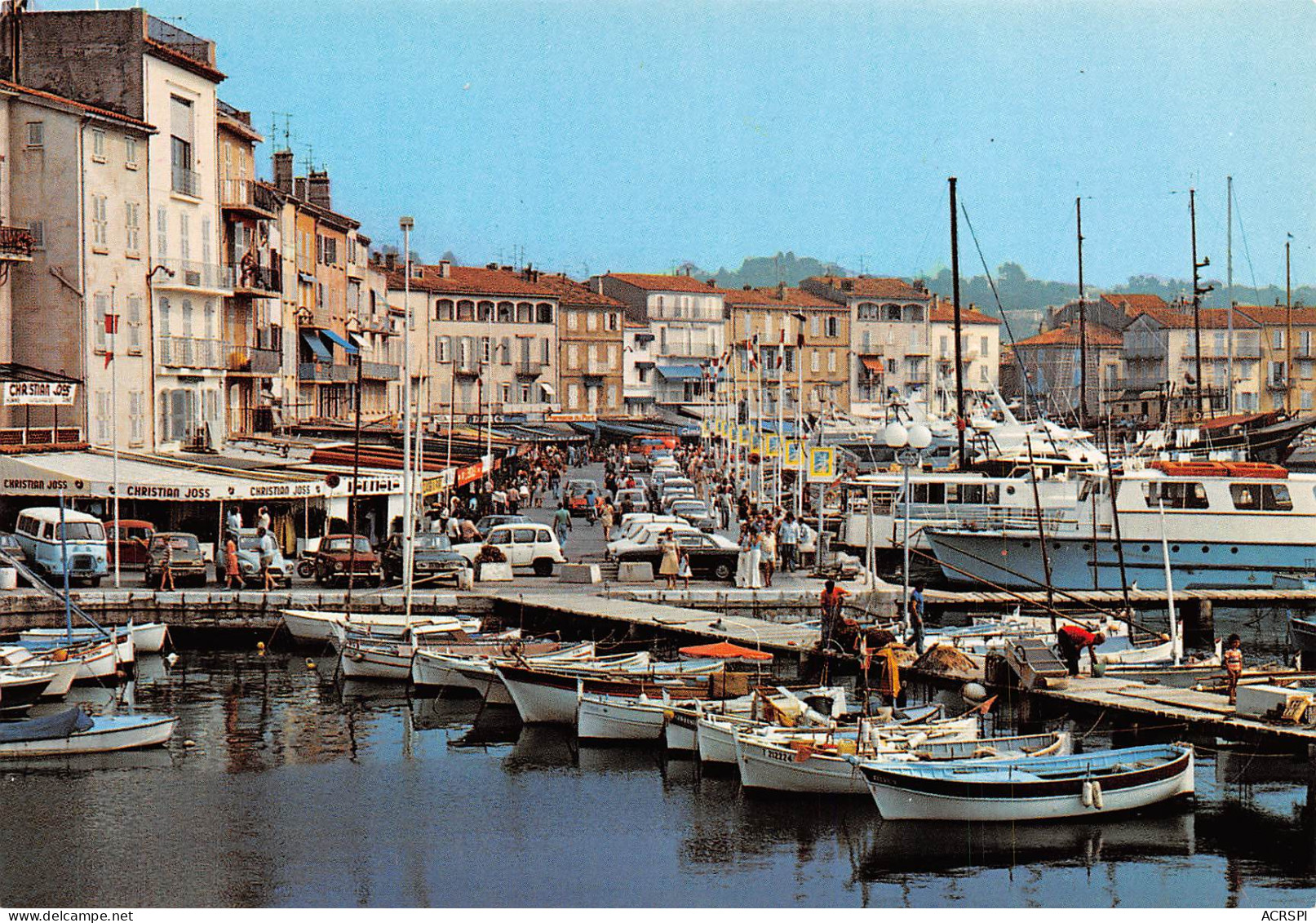 SAINT TROPEZ  Le Port Quai SUFFREN Et Magasin Christian Joss  40 (scan Recto Verso)MF2794UND - Saint-Tropez