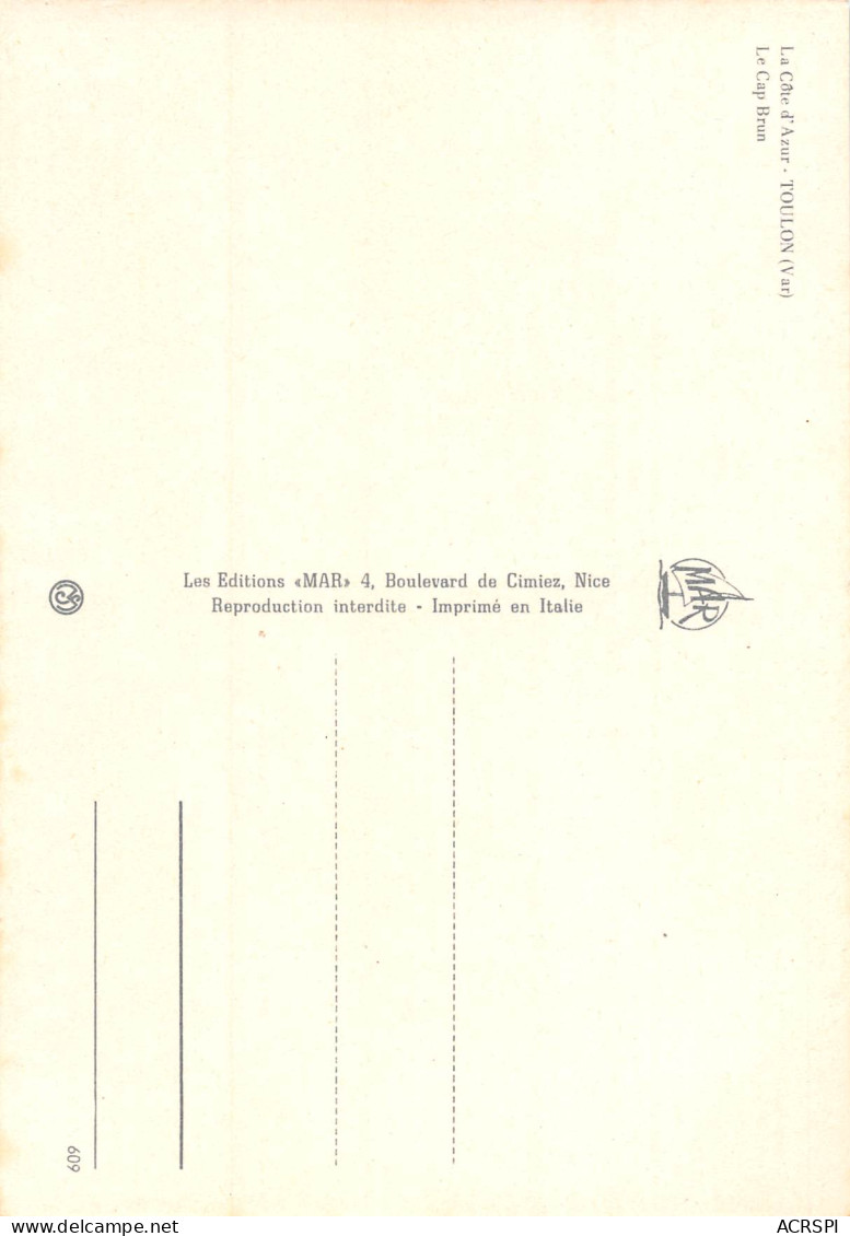TOULON Le Cap BRUN 13 (scan Recto Verso)MF2794VIC - Toulon