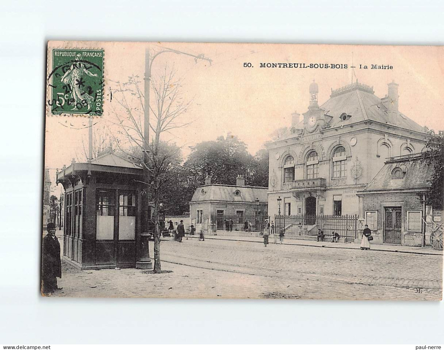 MONTREUIL SOUS BOIS : La Mairie - état - Montreuil
