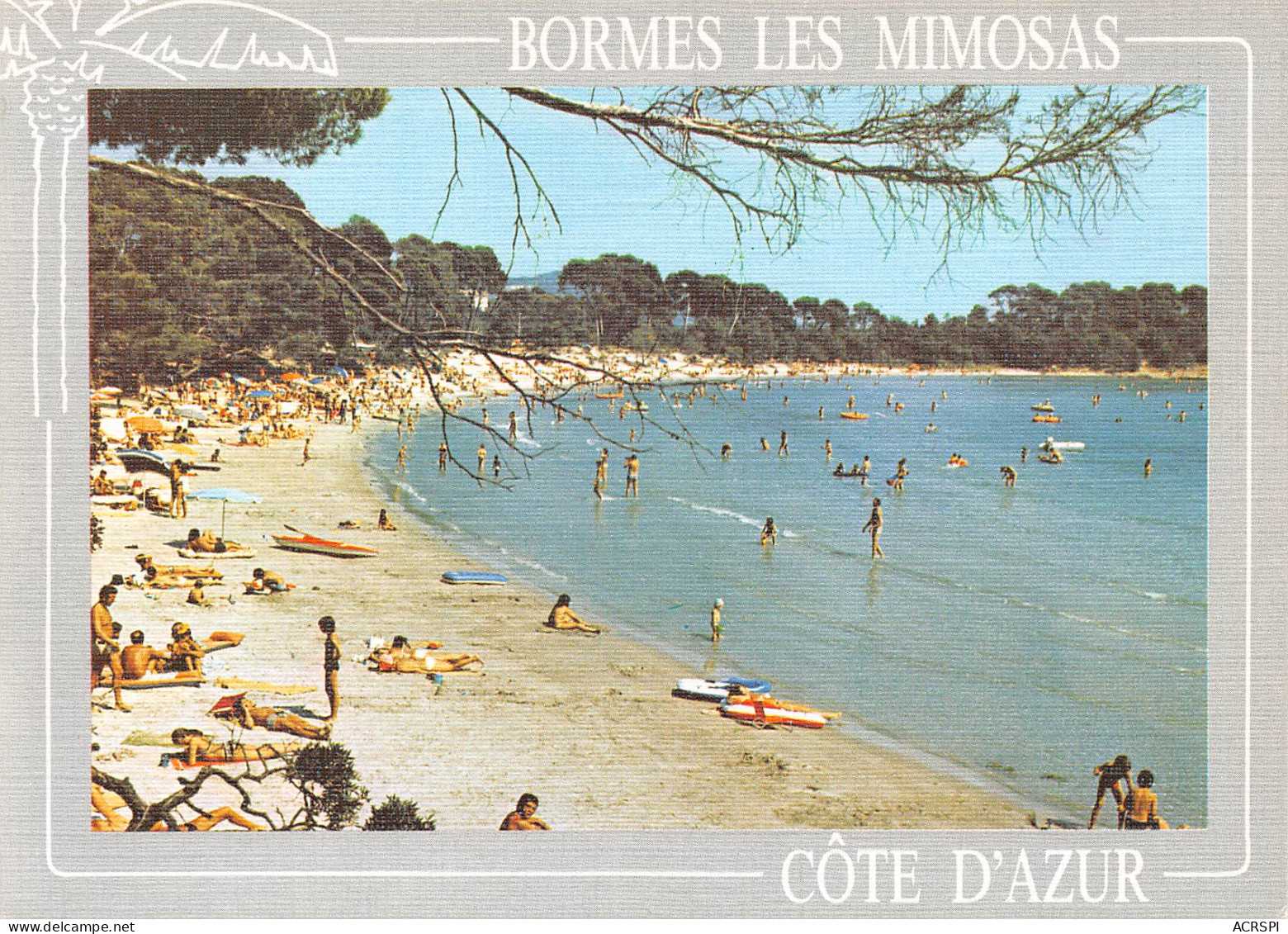 BORMES LES MIMOSAS  Plage De L'Estagnol  13 (scan Recto Verso)MF2795BIS - Bormes-les-Mimosas