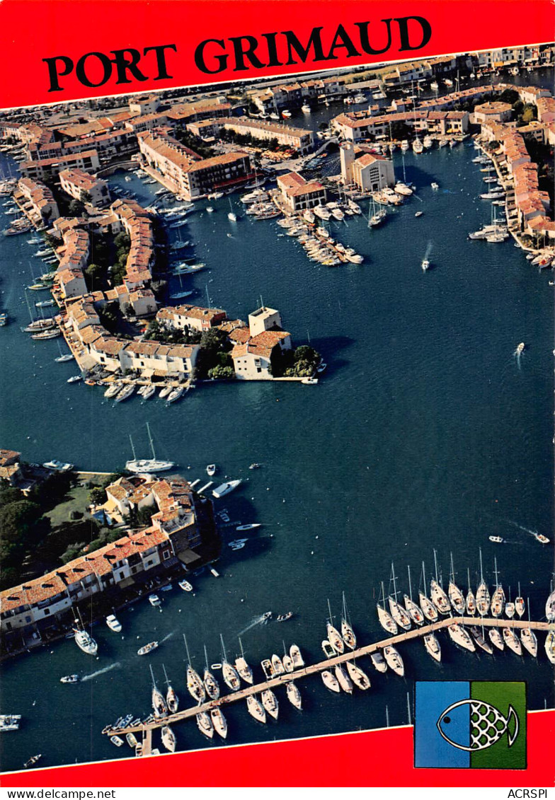 PORT GRIMAUD  Cité Lacustre  Vue Aérienne Du Port  19 (scan Recto Verso)MF2795TER - Port Grimaud