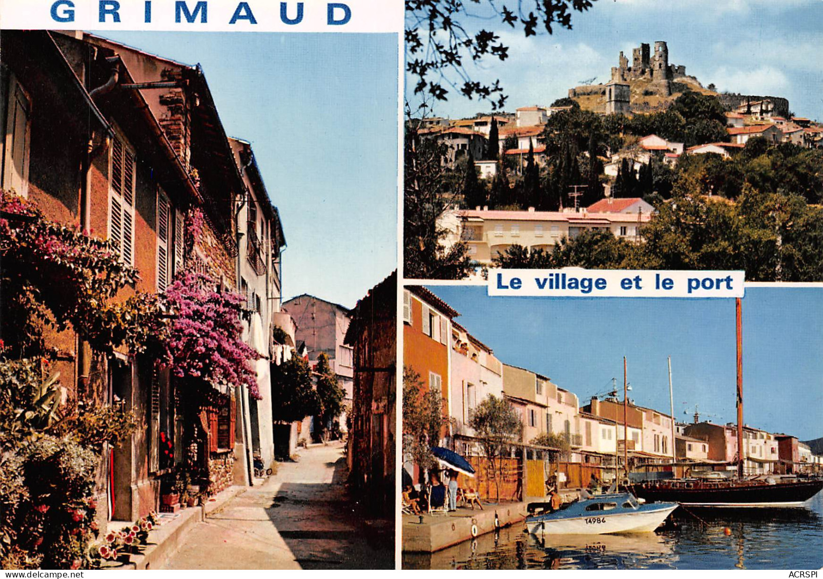 GRIMAUD Le Village Et Le Port  27 (scan Recto Verso)MF2795TER - Port Grimaud