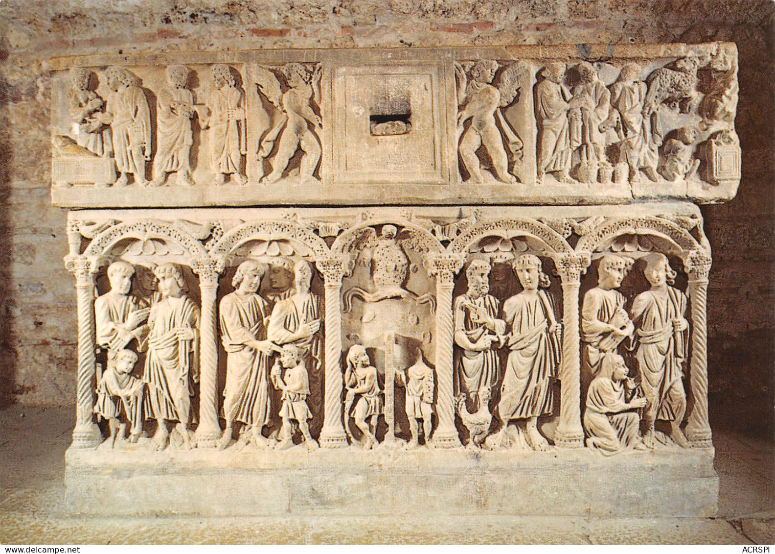 SAINT MAXIMIN LA SAINTE BAUME  Basilique Ste Madeleine Sarcophage En Marbre St Sidoine 11 (scan Recto Verso)MF2795UND - Saint-Maximin-la-Sainte-Baume