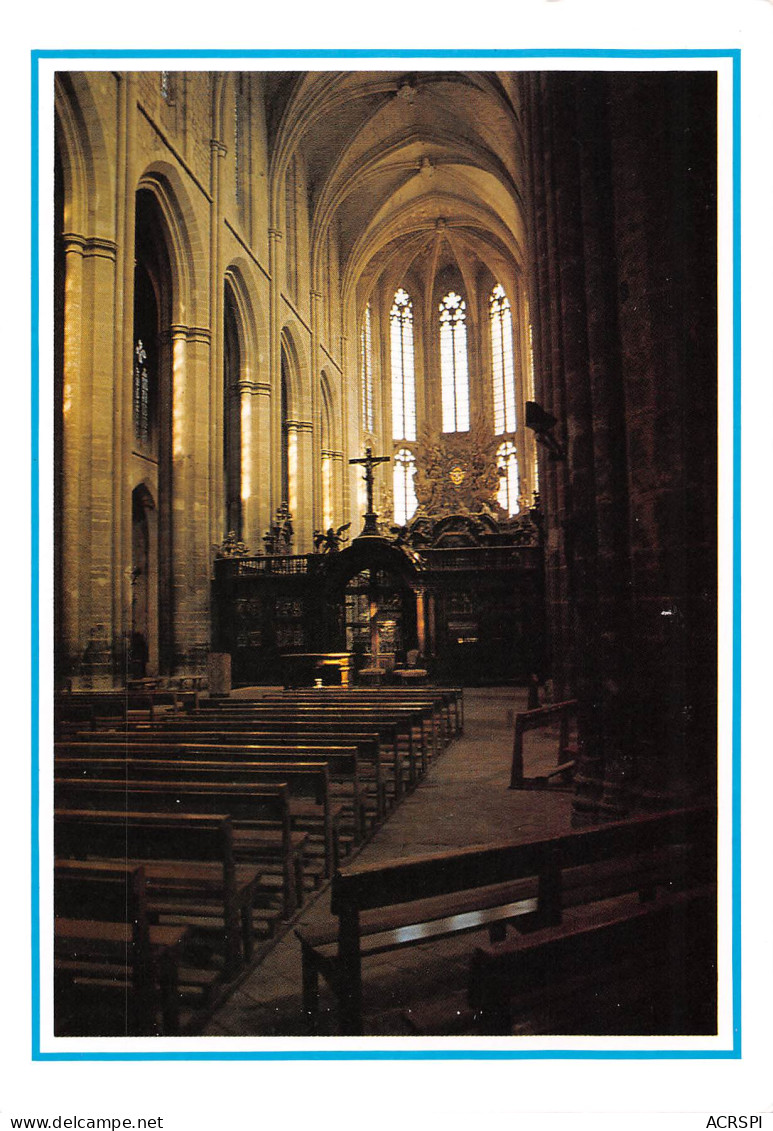 SAINT MAXIMIN LA SAINTE BAUME  Basilique Ste MADELEINE La Nef  18 (scan Recto Verso)MF2795UND - Saint-Maximin-la-Sainte-Baume