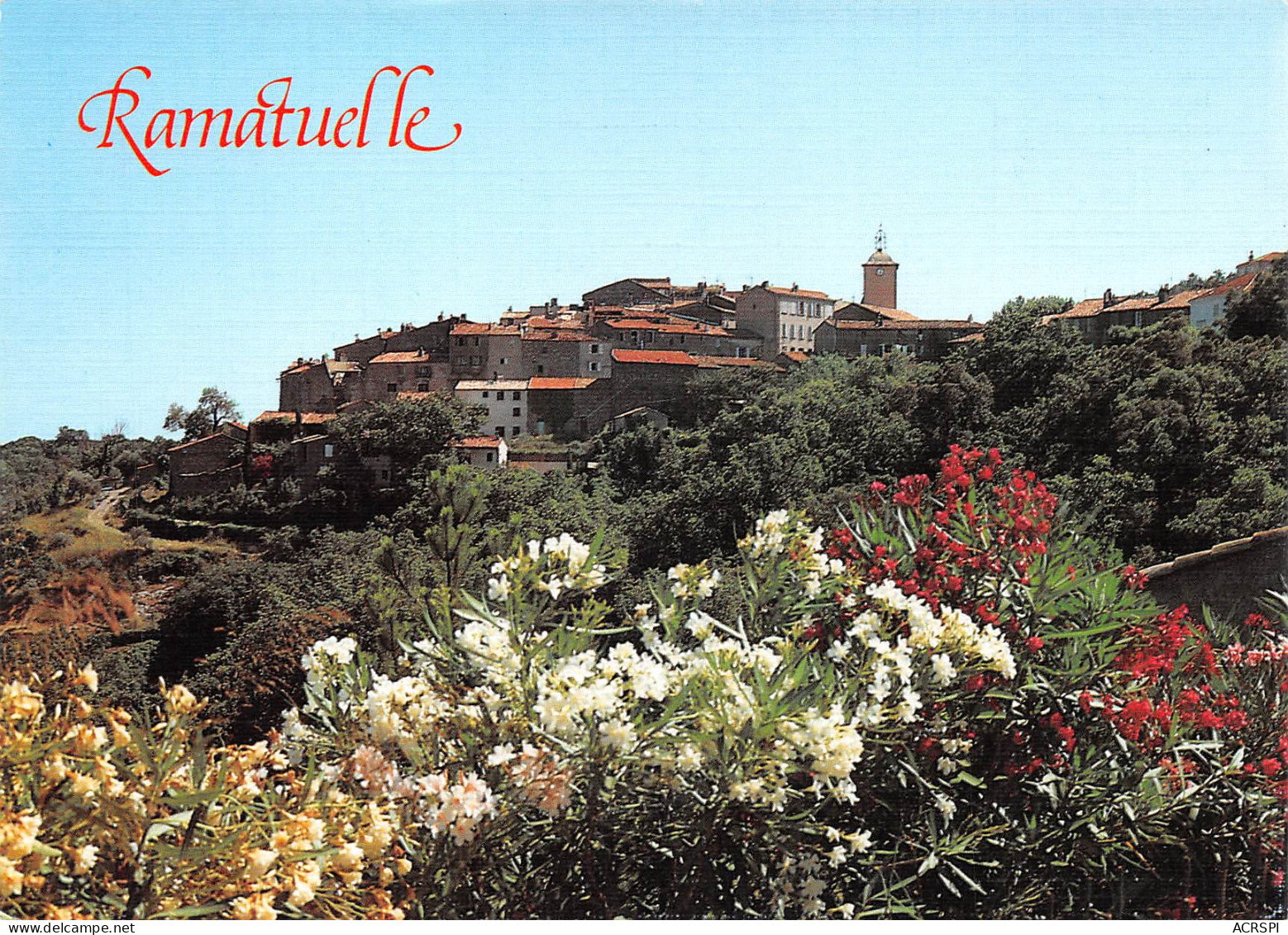 RAMATUELLE  Vue Générale Panoramique Du Village  36 (scan Recto Verso)MF2795VIC - Ramatuelle