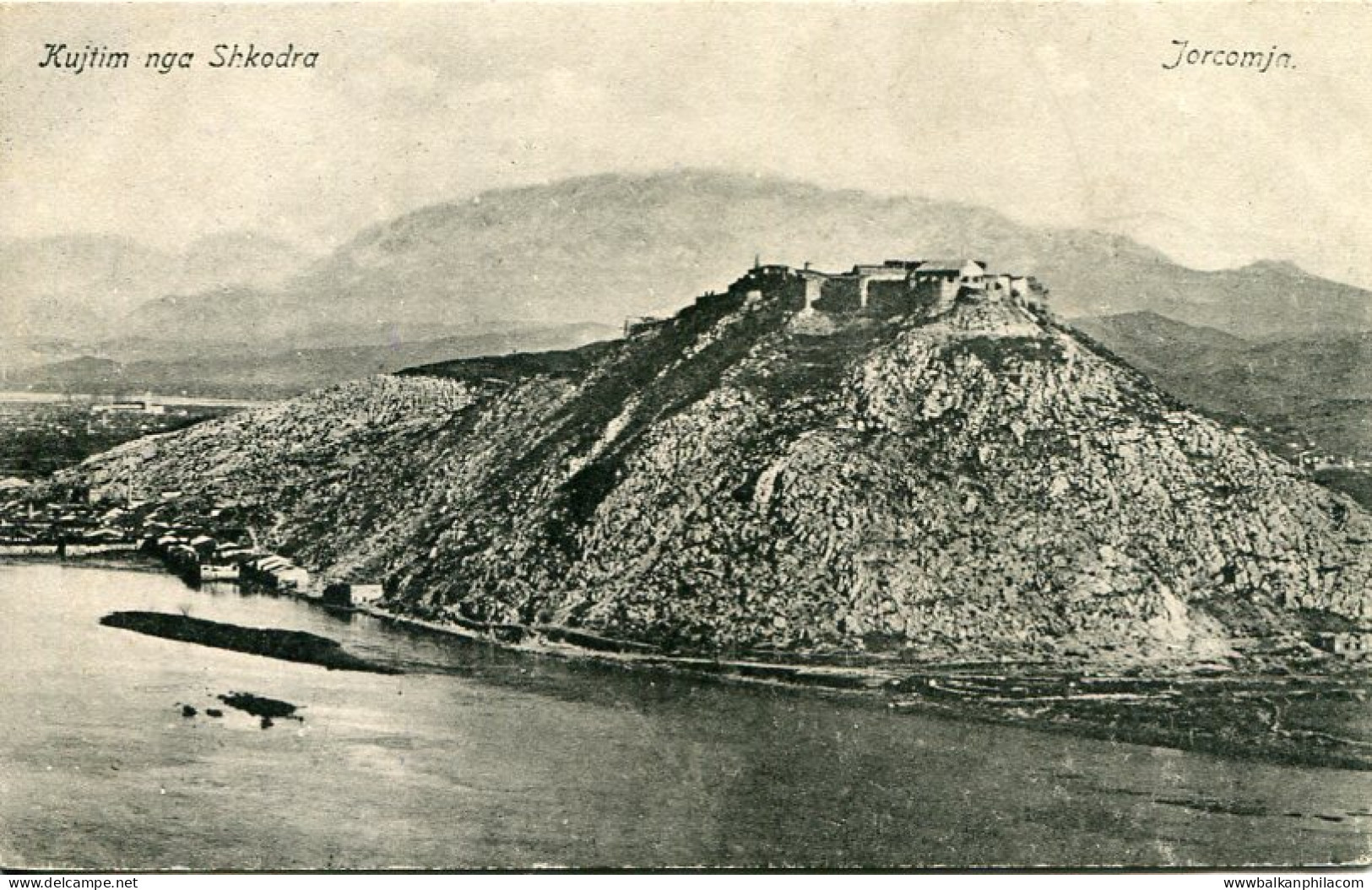 1917 Montenegro Baosici Horse Feldpost 194 Albania Postcard - Montenegro