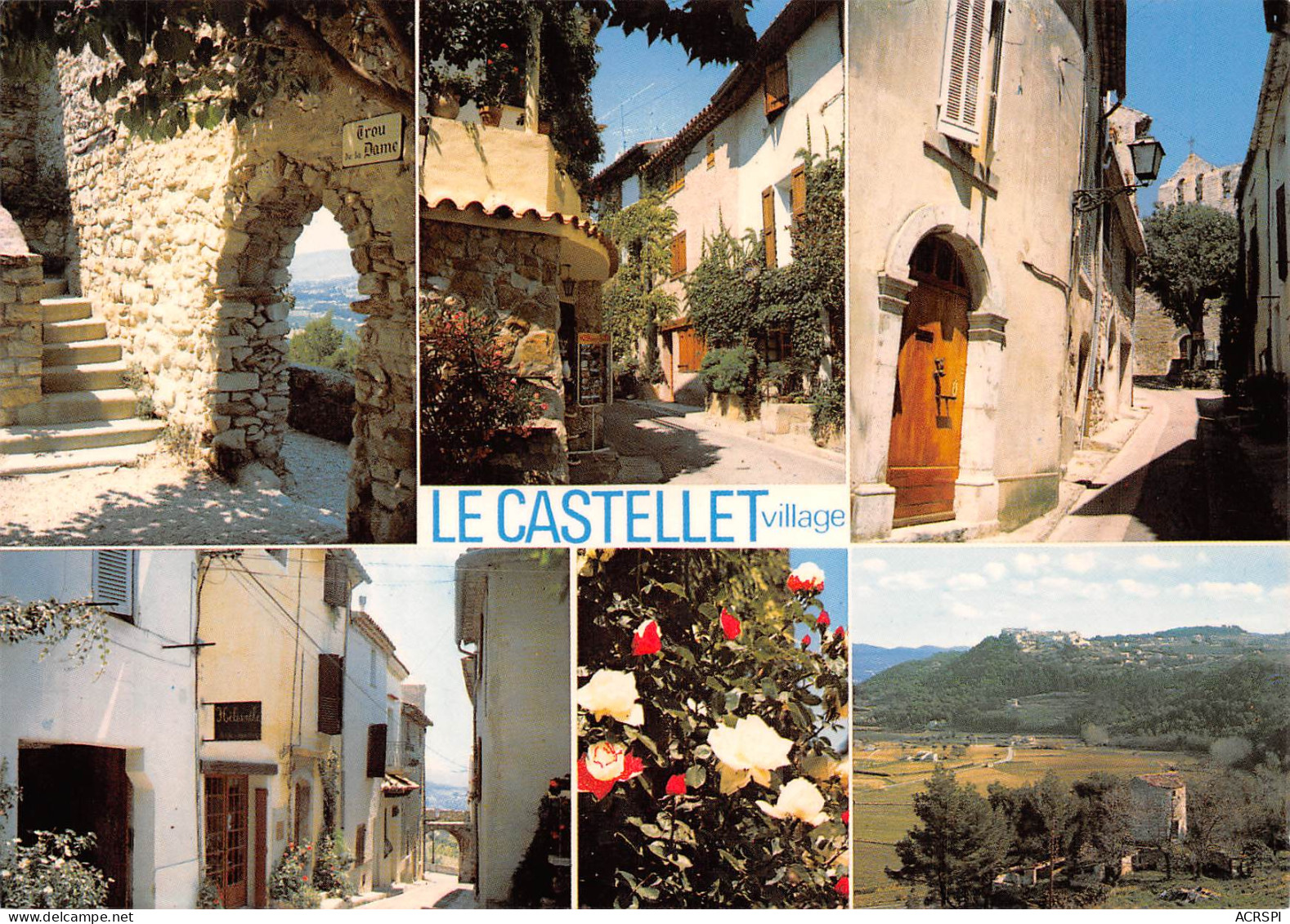 LE CASTELLET Village Fleuri Divers Vues  21 (scan Recto Verso)MF2796 - Le Castellet