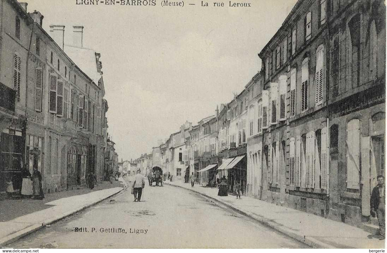 C/276             55    Ligny En Barrois        -   La Rue Leroux - Ligny En Barrois