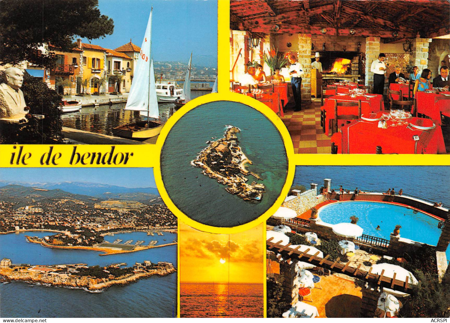 83 BANDOL île De BENDOR  Multivue  38 (scan Recto Verso)MF2796TER - Bandol