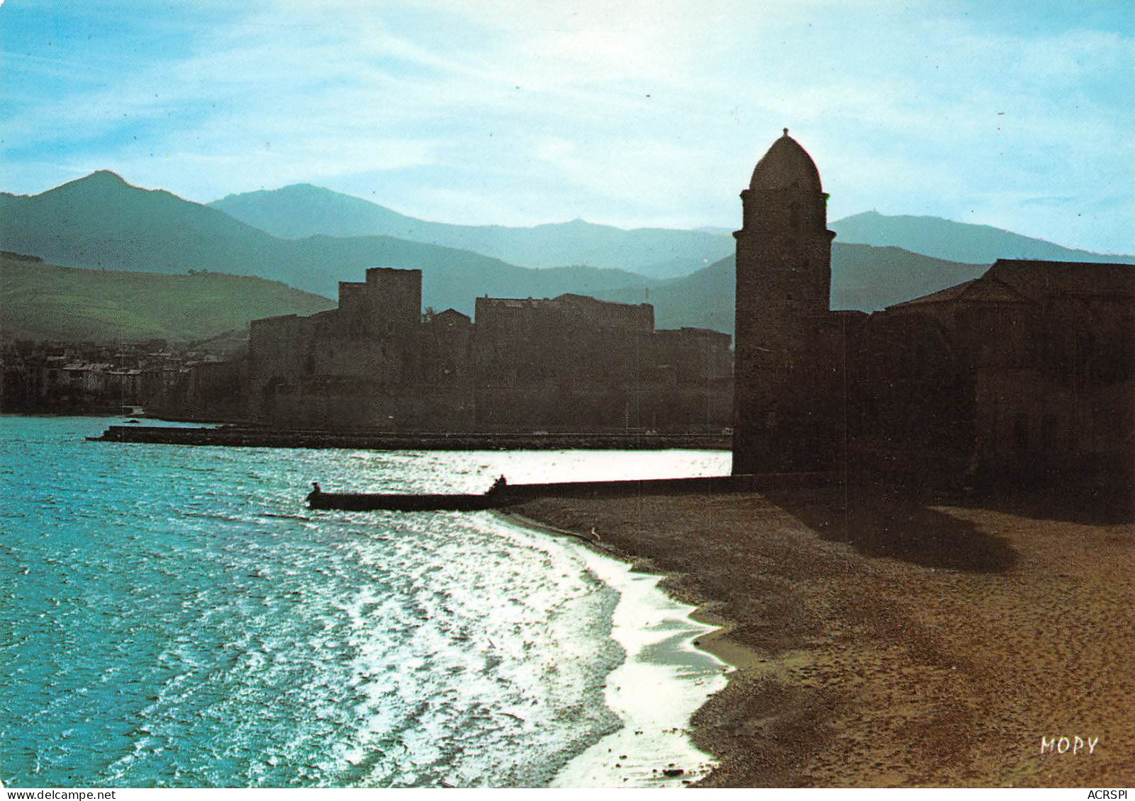 COLLIOURE Coucher De Soleil Sur Le Chetau Royal  27 (scan Recto Verso)MF2796VIC - Collioure