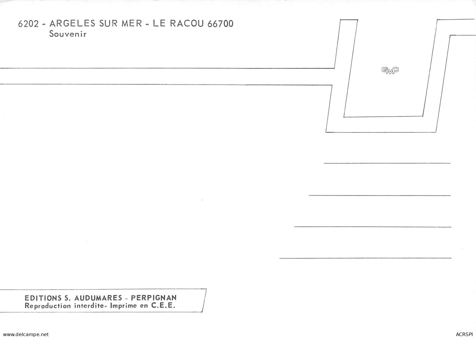 ARGELES SUR MER LE RACOU  46 (scan Recto Verso)MF2797 - Argeles Sur Mer