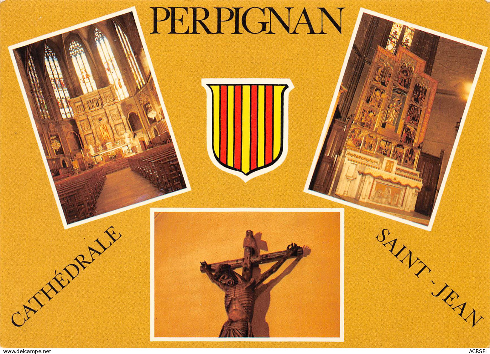 PERPIGNAN Divers Aspects De L'intérieur De La Cathédrale   29 (scan Recto Verso)MF2797BIS - Perpignan