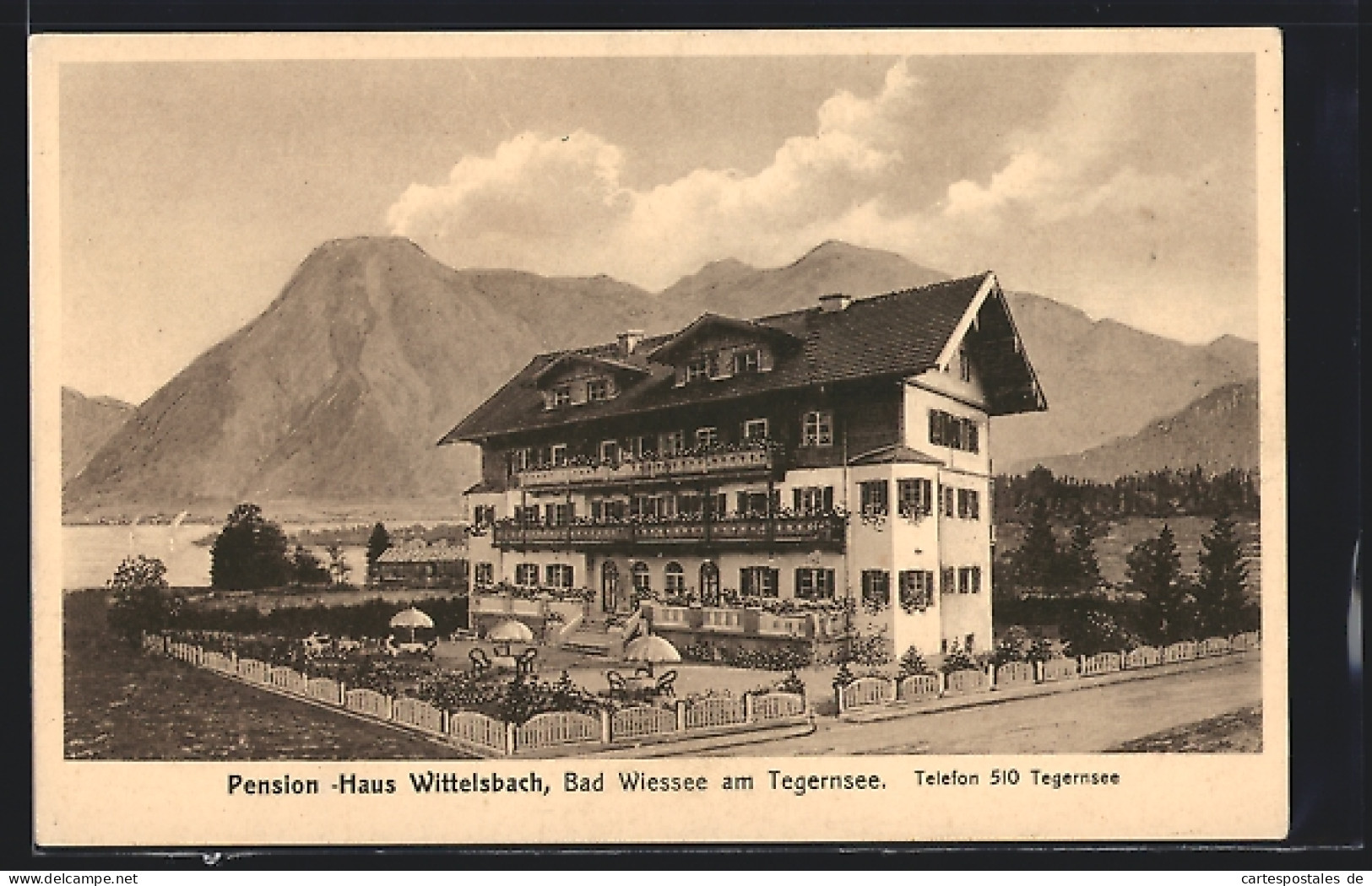 AK Bad Wiessee Am Tegernsee, Pension-Haus Wittelsbach  - Tegernsee