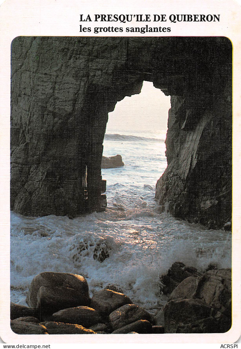 QUIBERON  Les Grottes Sanglantes De La Presqu'ile   25 (scan Recto Verso)MF2798 - Quiberon