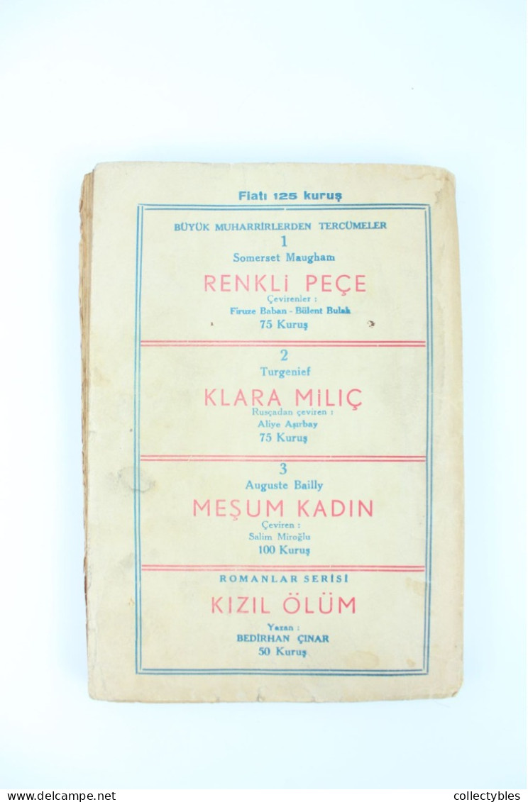 FANTOMAS Turkish Book Series 1940s COMPLETE SET 1-15 Marcel Allain FANTOMA Pierre Souvestre FREE SHIPPING Fantômas RARE - Old Books