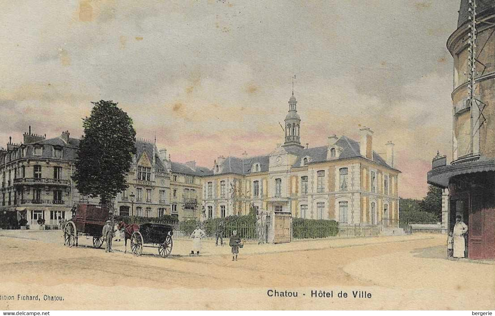 C/276            78    Chatou     -    Place De L'hotel De Ville   -   Attelages - Chatou