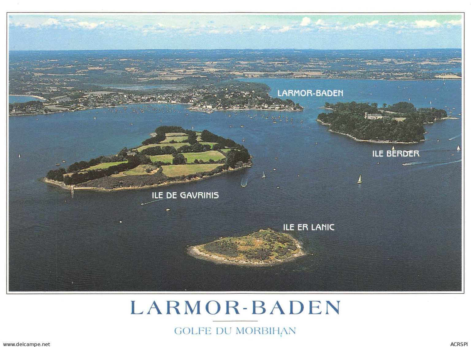56 LARMOR BADENvue Générale Des îles   45 (scan Recto Verso)MF2798BIS - Larmor-Plage