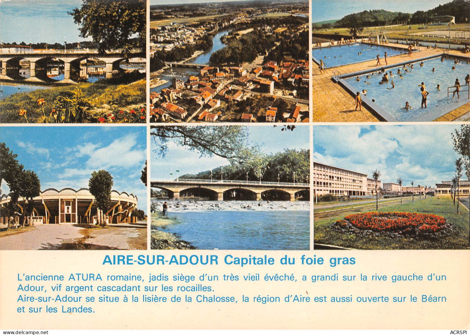 40 AIRE SUR L' ADOUR  Capitale Du Foie Gras   10 (scan Recto Verso)MF2798TER - Aire