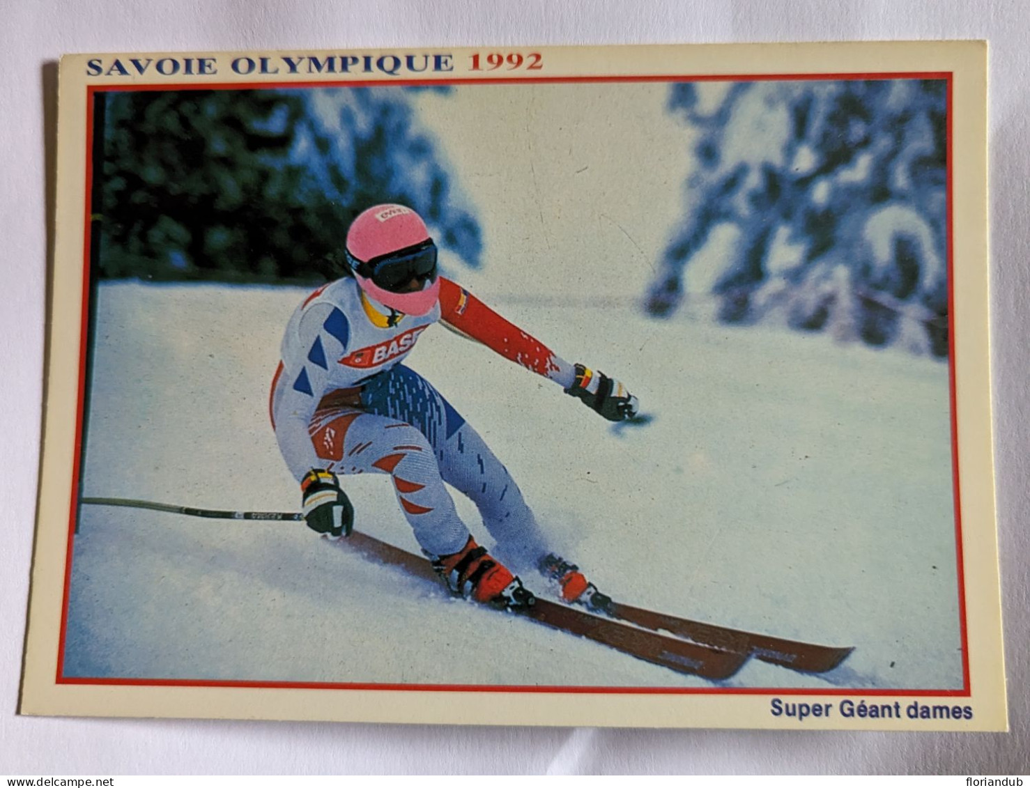 CP - Ski Super Géant Dames Savoie Olympique 1992 Vandystadt - Wintersport