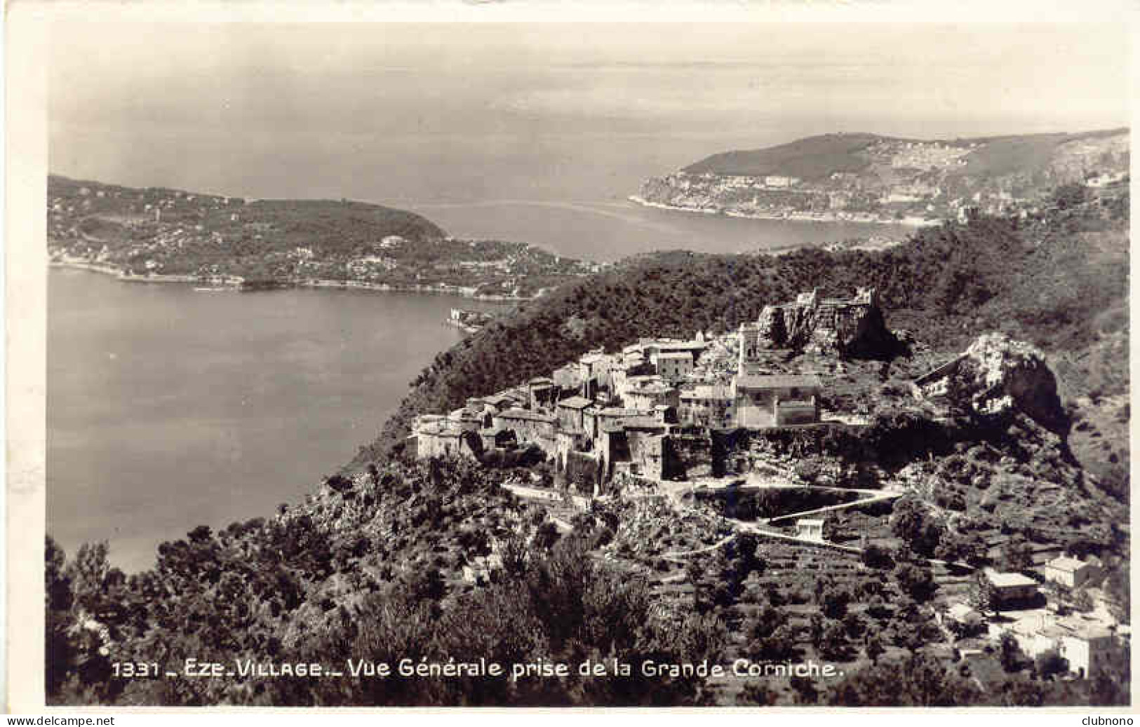 CPA - EZE - VUE GENERALE PRISE DE LA GRANDE CORNICHE - Eze