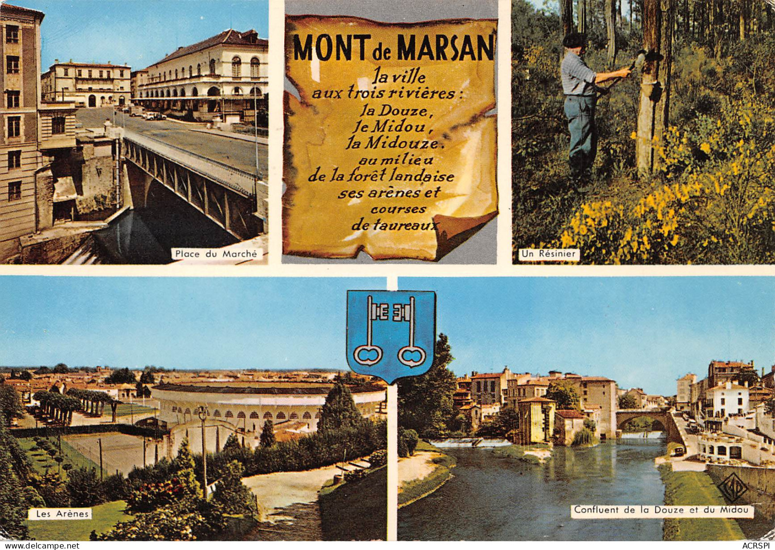 40 MONT DE MARSAN Multivue   31 (scan Recto Verso)MF2798TER - Mont De Marsan