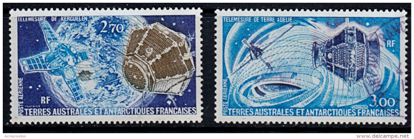 D0263 TAAF (French Antarctic Territories) 1985, SG 120-1  Satellites,  Used - Oblitérés