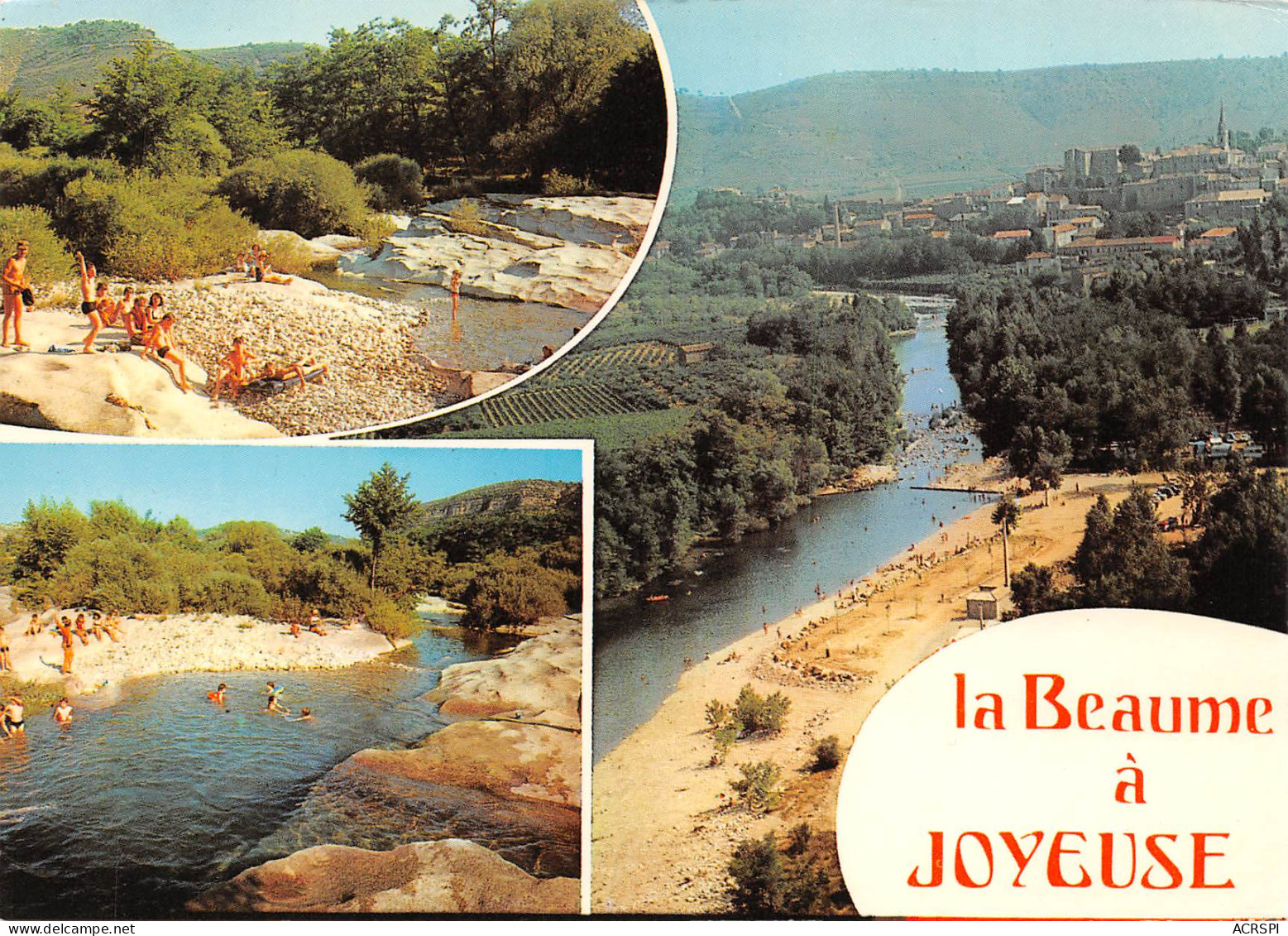 07  JOYEUSE Vallée De La LABEAUME   37 (scan Recto Verso)MF2799UND - Joyeuse