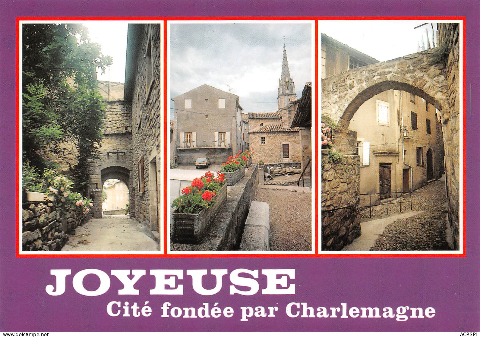 07  JOYEUSE Divers Vues Cité Fondée Par CHARLEMAGNE  40 (scan Recto Verso)MF2799UND - Joyeuse
