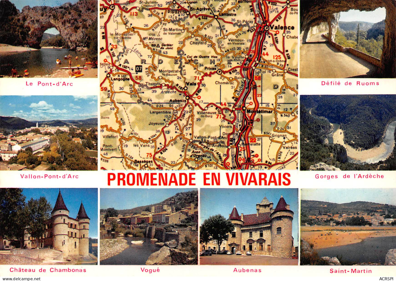 07  Paysage Du Vivarais Ardeche  46 (scan Recto Verso)MF2799UND - Vallon Pont D'Arc