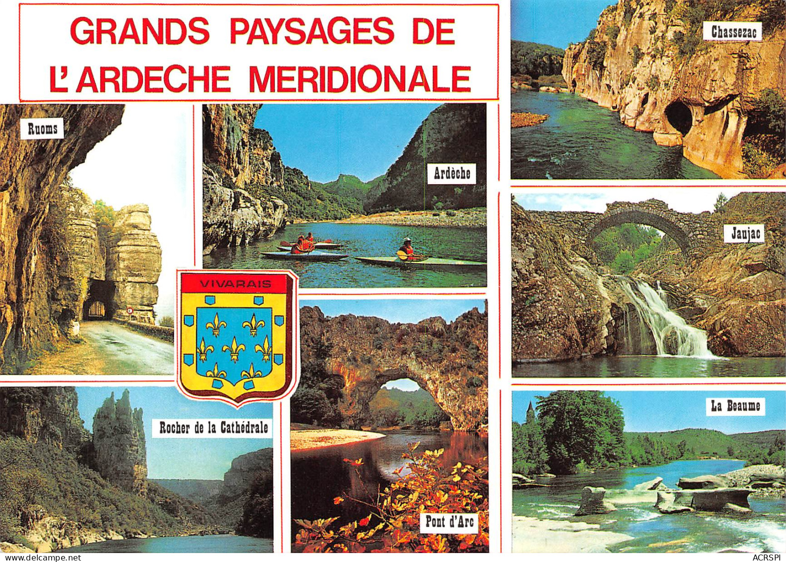 07  Ardeche Méridionale Les Grands Paysages  65 (scan Recto Verso)MF2799UND - Joyeuse