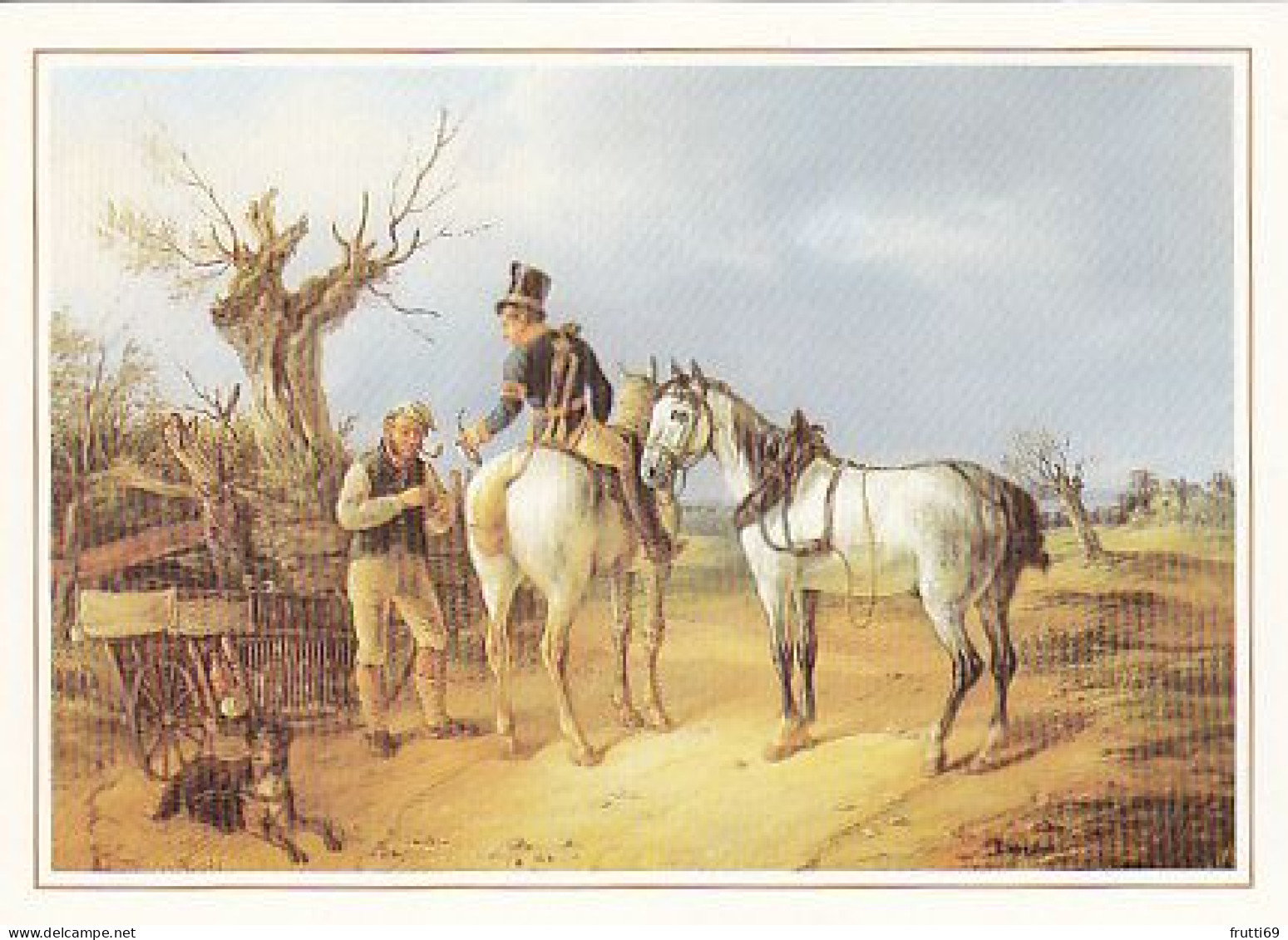 AK 216130 POST - Preußischer Postillion Und Federviehhändler - Ölgemälde Von Joh. H. K. Schulz 1832 - Poste & Postini