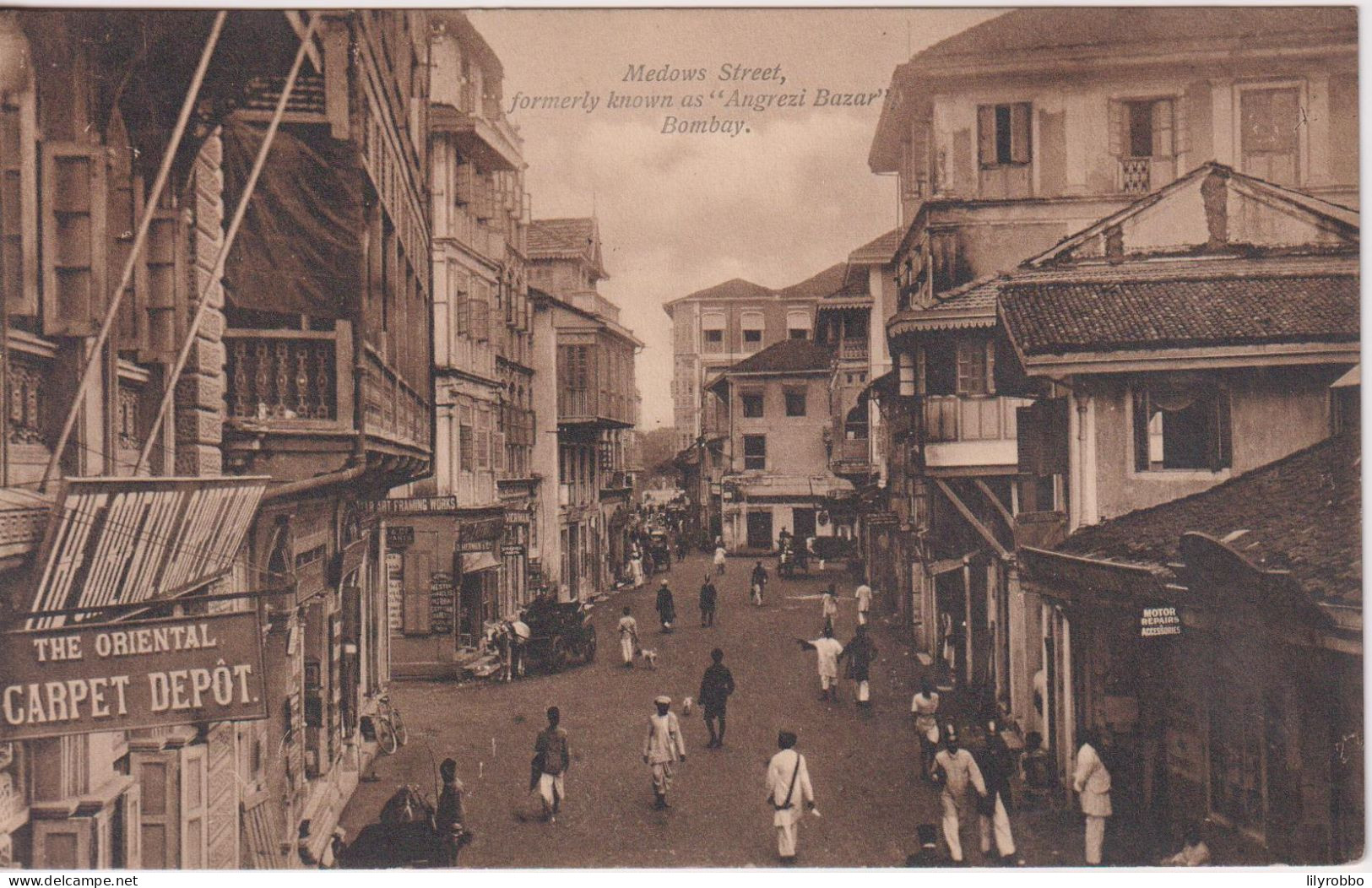 INDIA - Medows Street Formerly Known As Angrezi Street BOMBAY - Indien