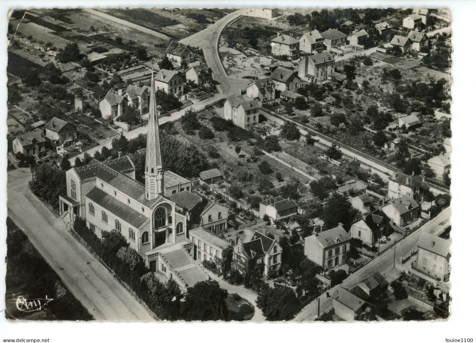 Carte ( Format 15 X 10,5 Cm ) MIGENNES Vue Aérienne - Migennes