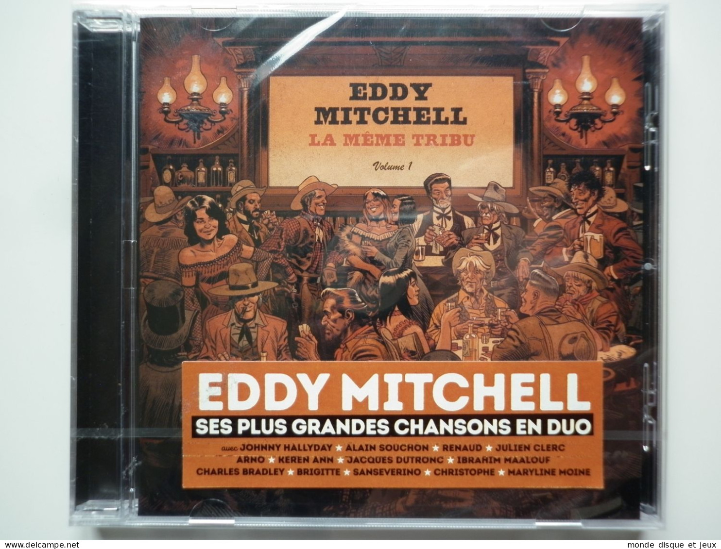 Eddy Mitchell Cd Album La Même Tribu Avec Johnny Hallyday / Renaud / Dutronc - Andere - Franstalig