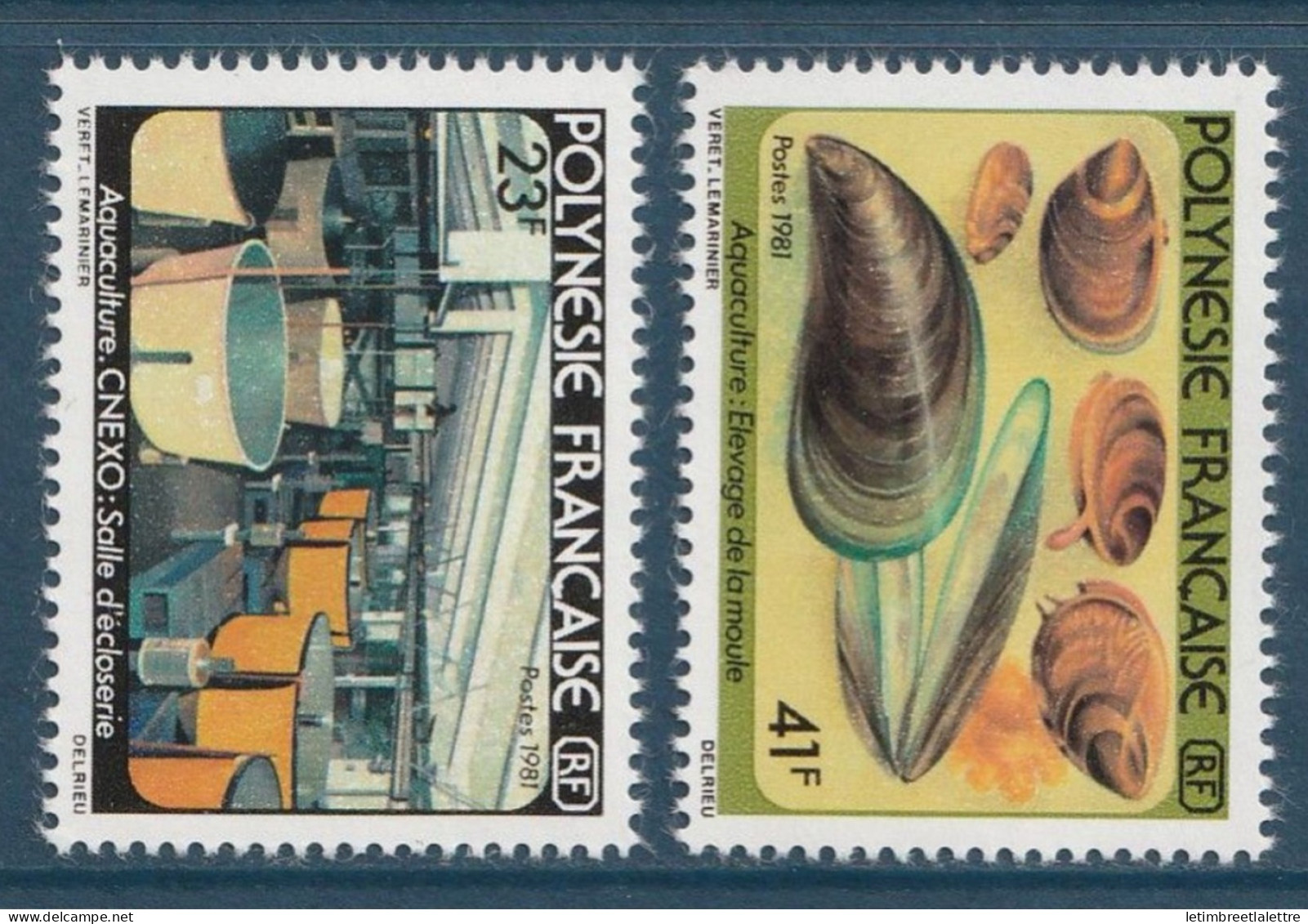 Polynésie Française - YT N° 163 Et 164 ** - Neuf Sans Charnière - 1981 - Nuovi