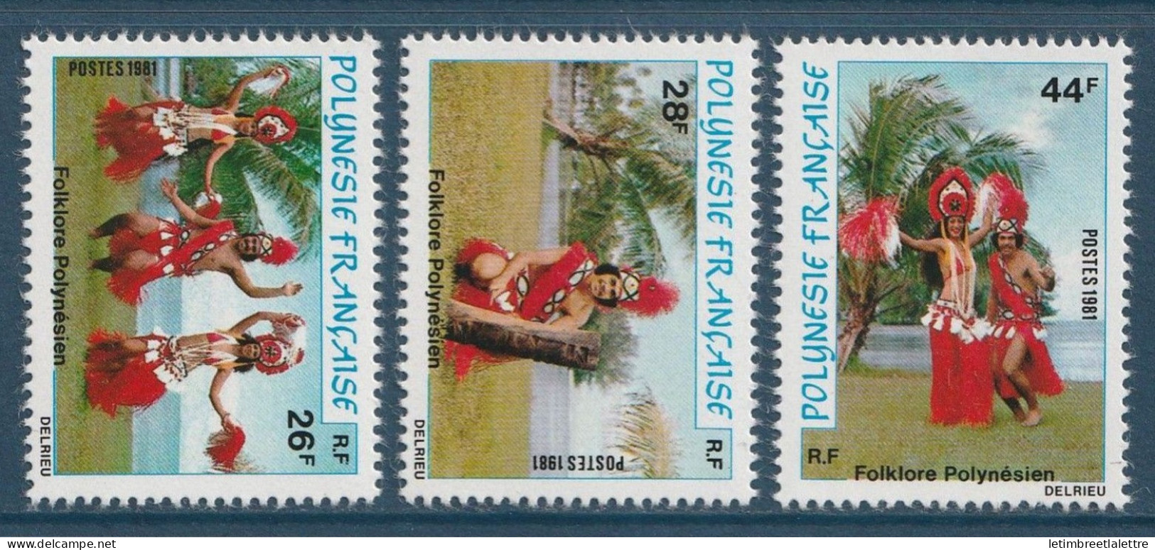 Polynésie Française - YT N° 165 à 167 ** - Neuf Sans Charnière - 1981 - Unused Stamps