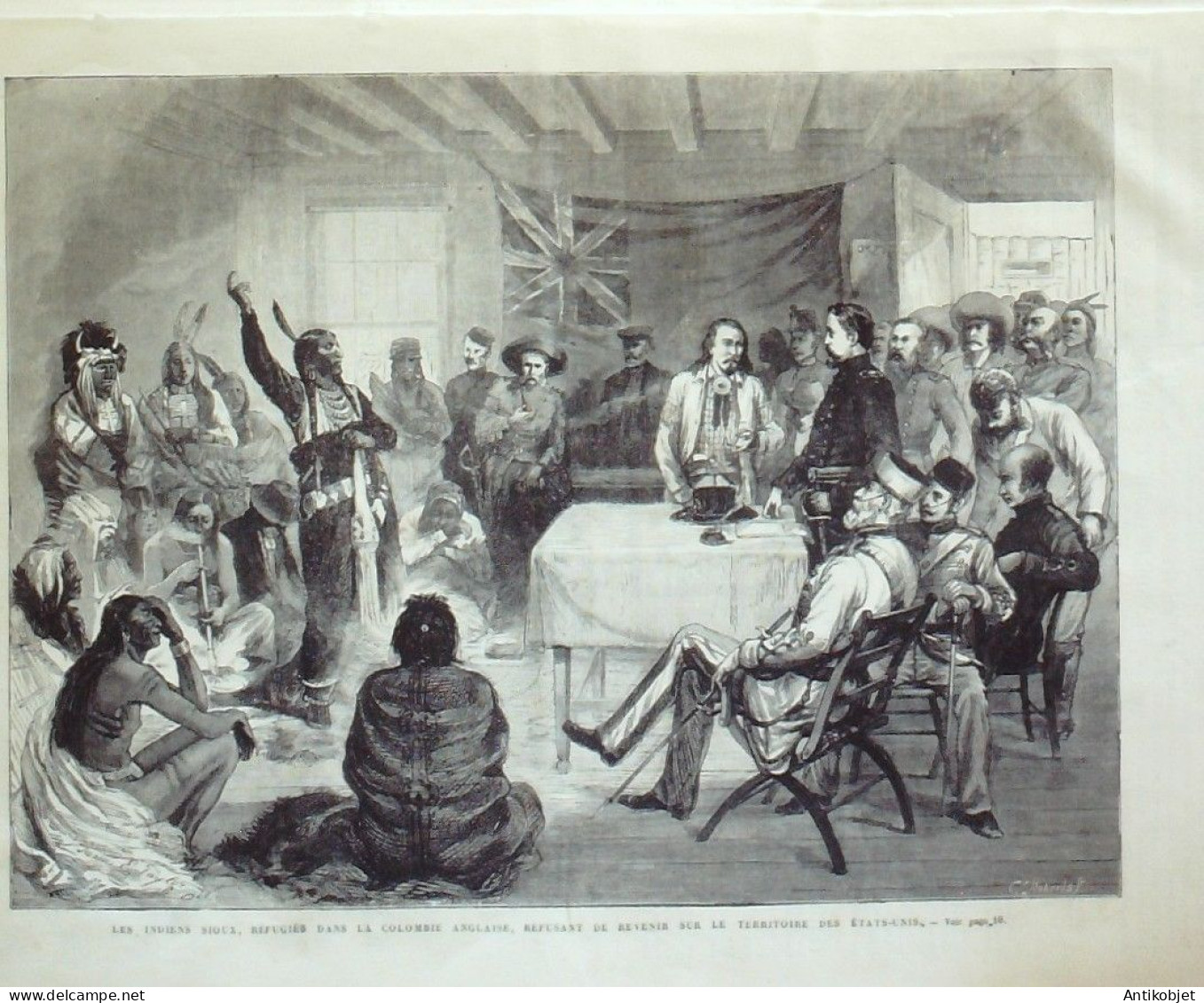 L'Univers illustré 1878 n°1189 Bulgarie Plevna Tcherkesses Turquie Hainkioi indiens sioux