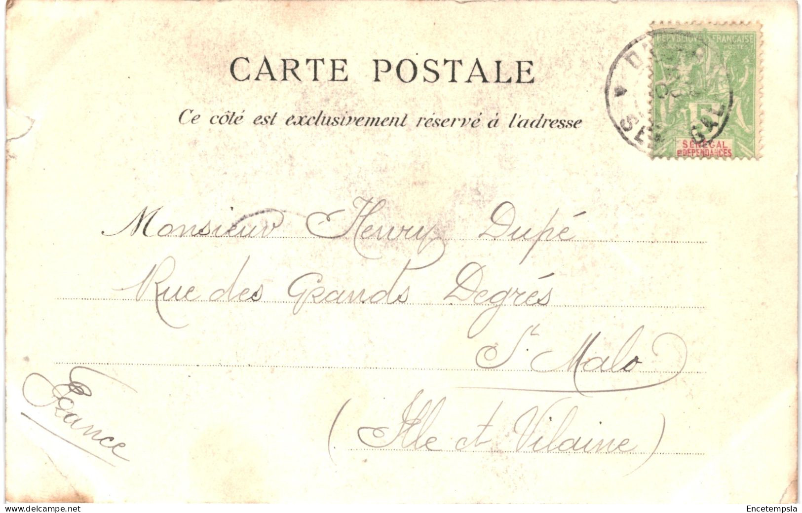 CPA Carte Postale Sénégal Dakar Femmes Revenant Du Marché  1904 VM80306ok - Senegal