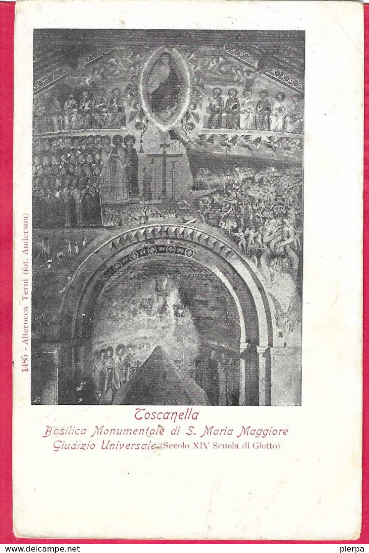 LAZIO - TOSCANELLA - BASILICA S. MARIA MAGGIORE - FORMATO PICCOLO -  EDIZ. ALTEROCCA TERNI - SENZA FORMULARIO - Altri & Non Classificati