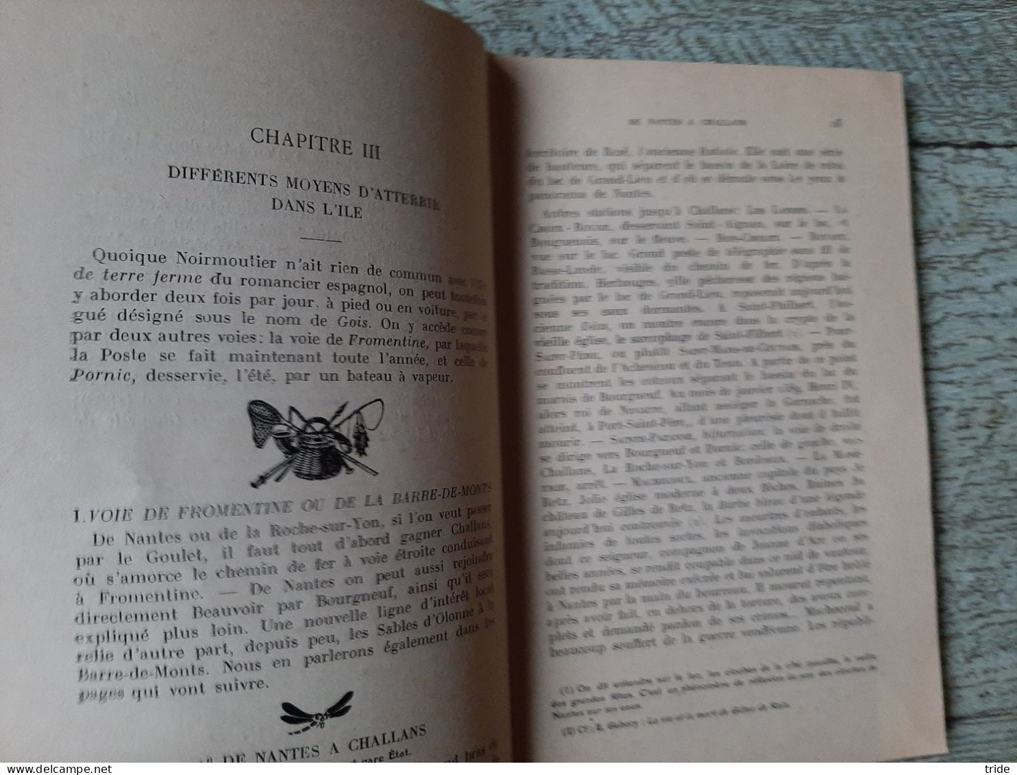 Guide Du Voyageur à Noirmoutier 1927 Docteur Viaud Grand Marais - Toeristische Brochures