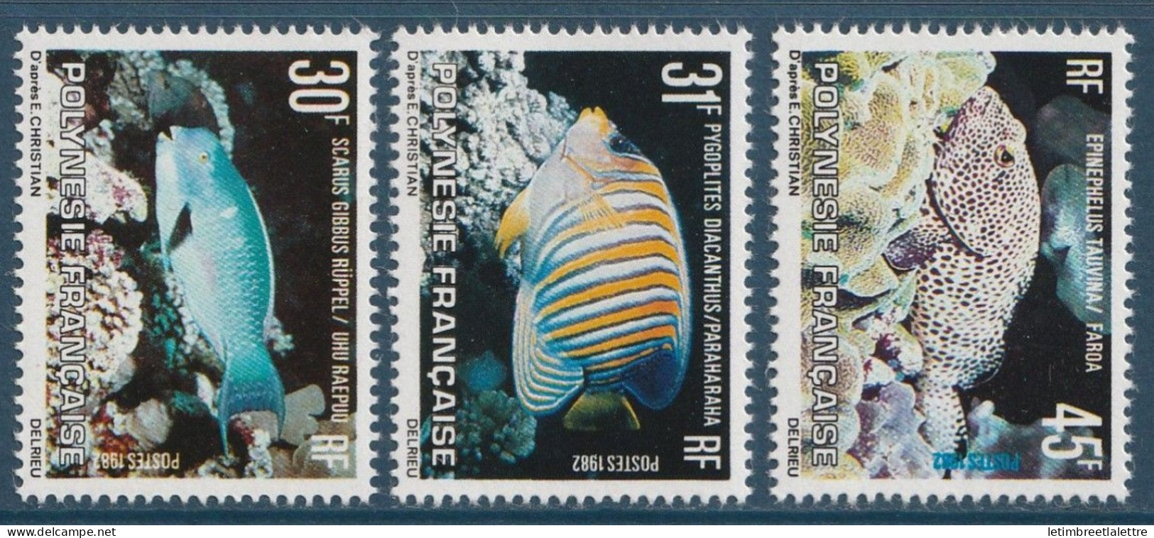 Polynésie - YT N° 174 à 176 ** - Neuf Sans Charnière - 1982 - Unused Stamps