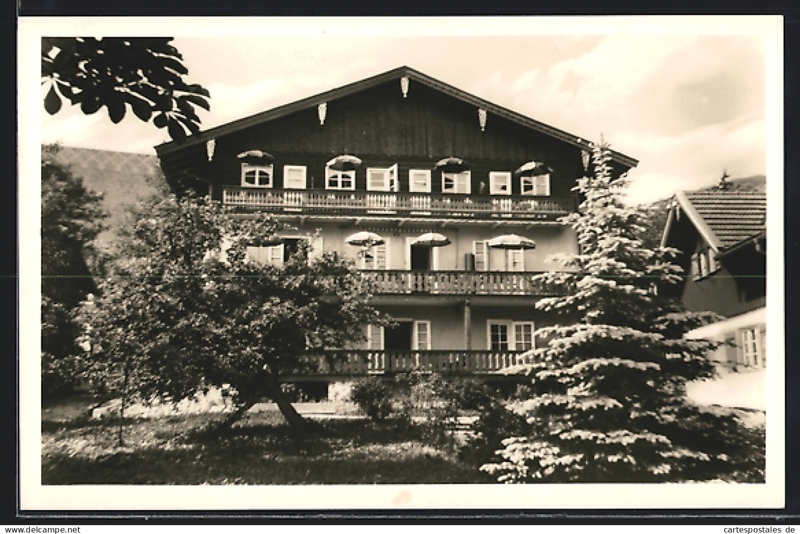 AK Schliersee /Obb., Pension Haus Seefried  - Schliersee
