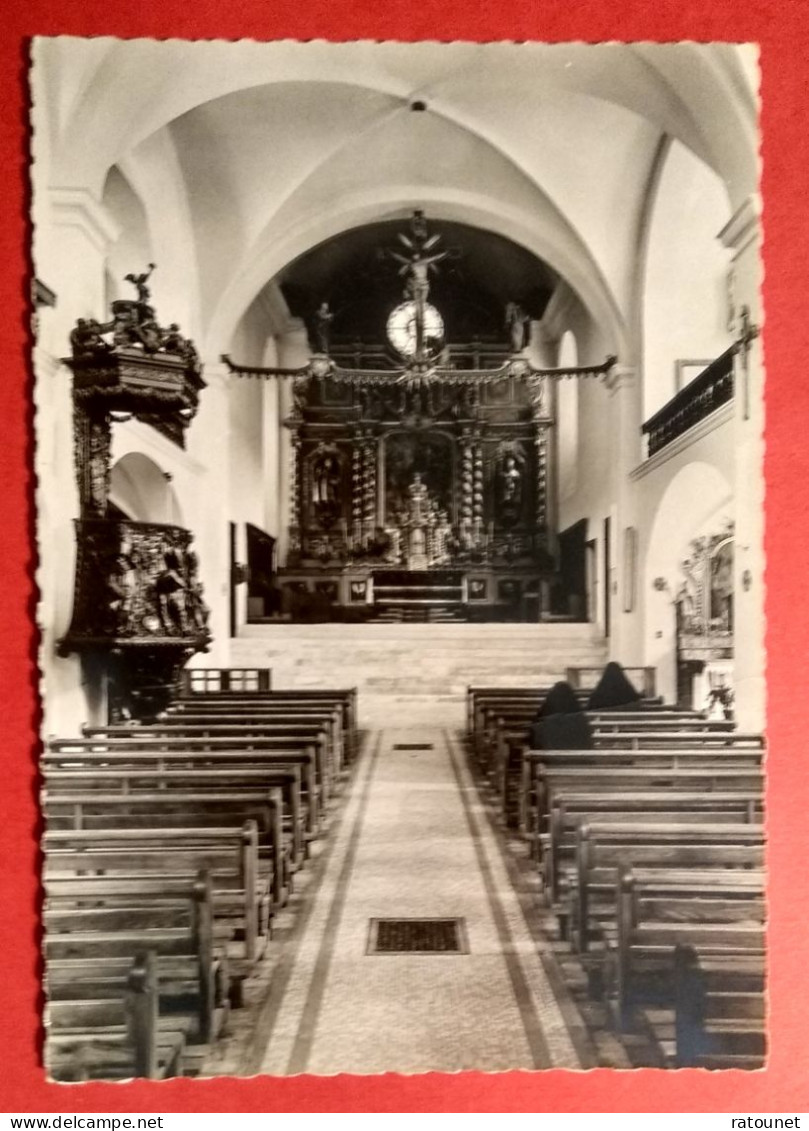 73 - SAVOIE - BEAUFORT SUR DORON - CPSM 8 - Intérieur Eglise / Chaire  - éd LE MOULT - Beaufort