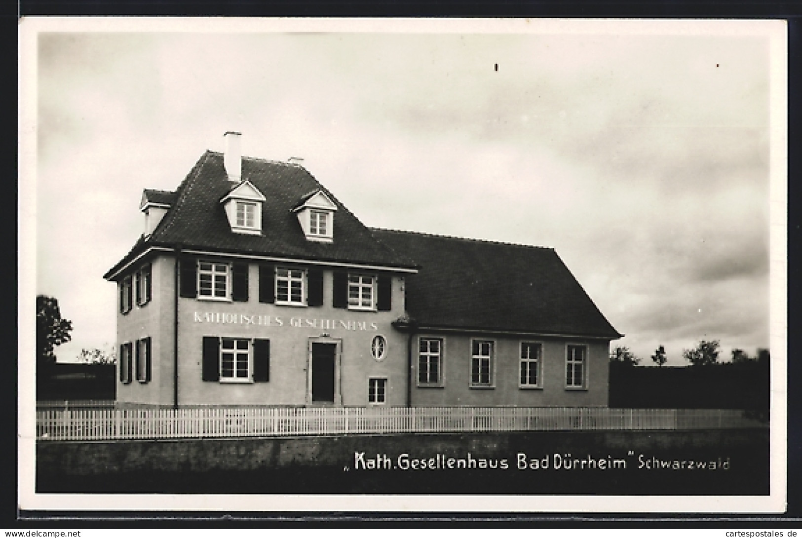 AK Bad Dürrheim /Schwarzwald, Das Kath. Gesellenhaus  - Bad Duerrheim