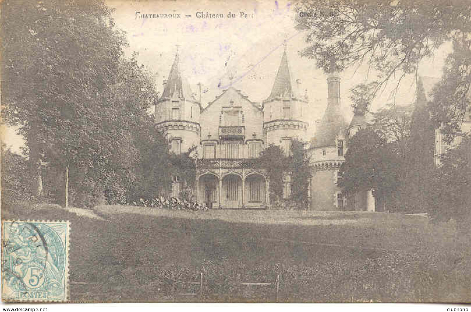 CPA - CHATEAUROUX - CHATEAU DU PARC - Chateauroux