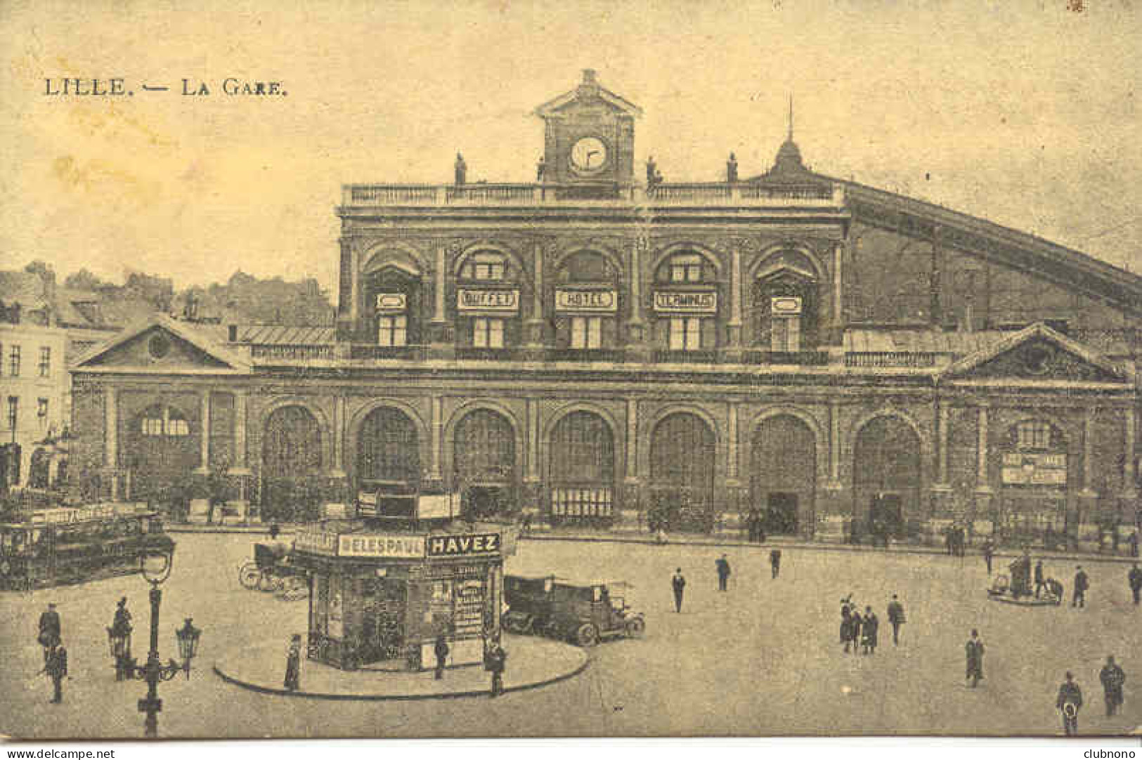 CPA - LILLE - LA GARE (1922) - Lille