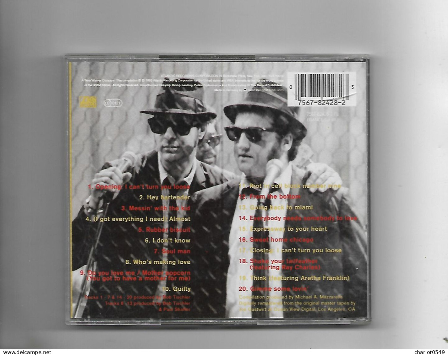20 Titres Blues Brothers - Andere & Zonder Classificatie